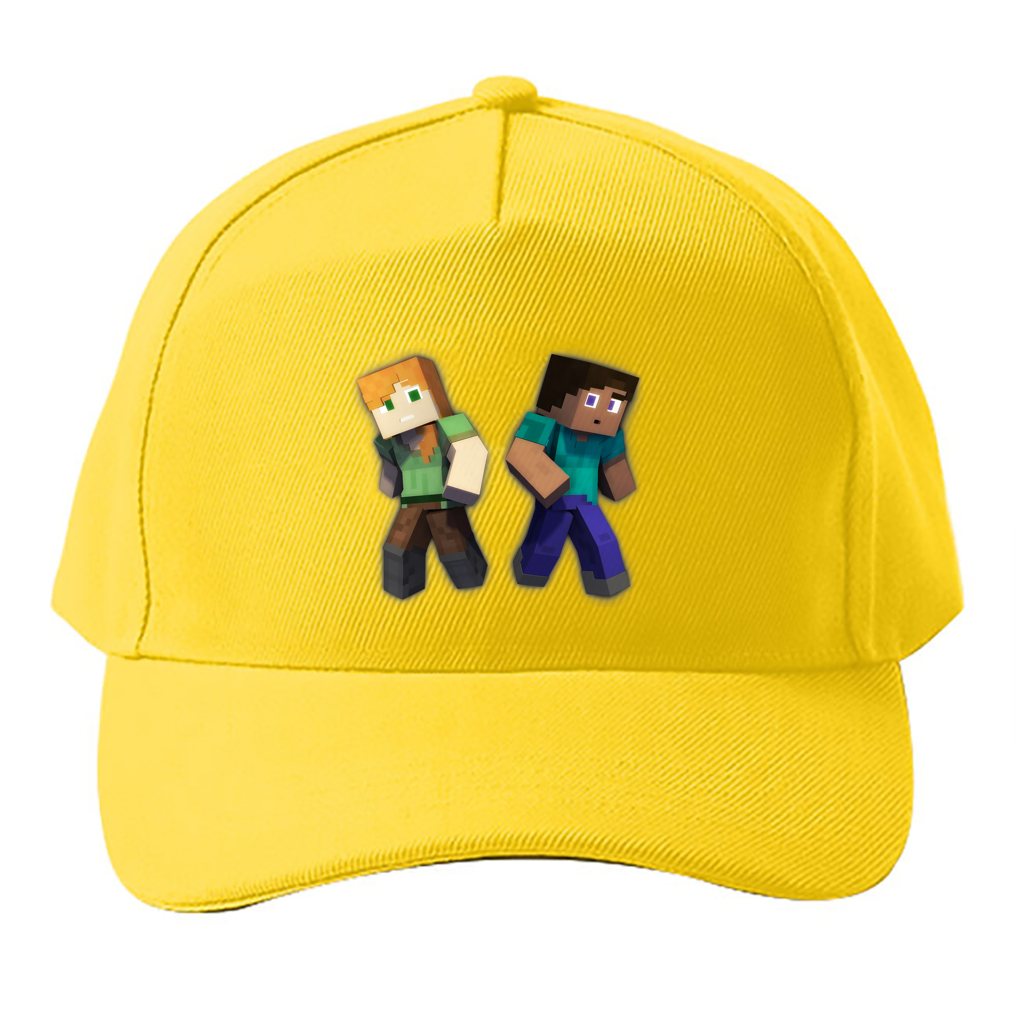 （画像用） マインクラフト ブロックの世界 Minecraft MC Block world ベースボールキャップ 綿100％ 男女兼用 帽子 スポーツ
